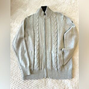 Men’s Nautica Zip Up Sweater Cardigan Size Small